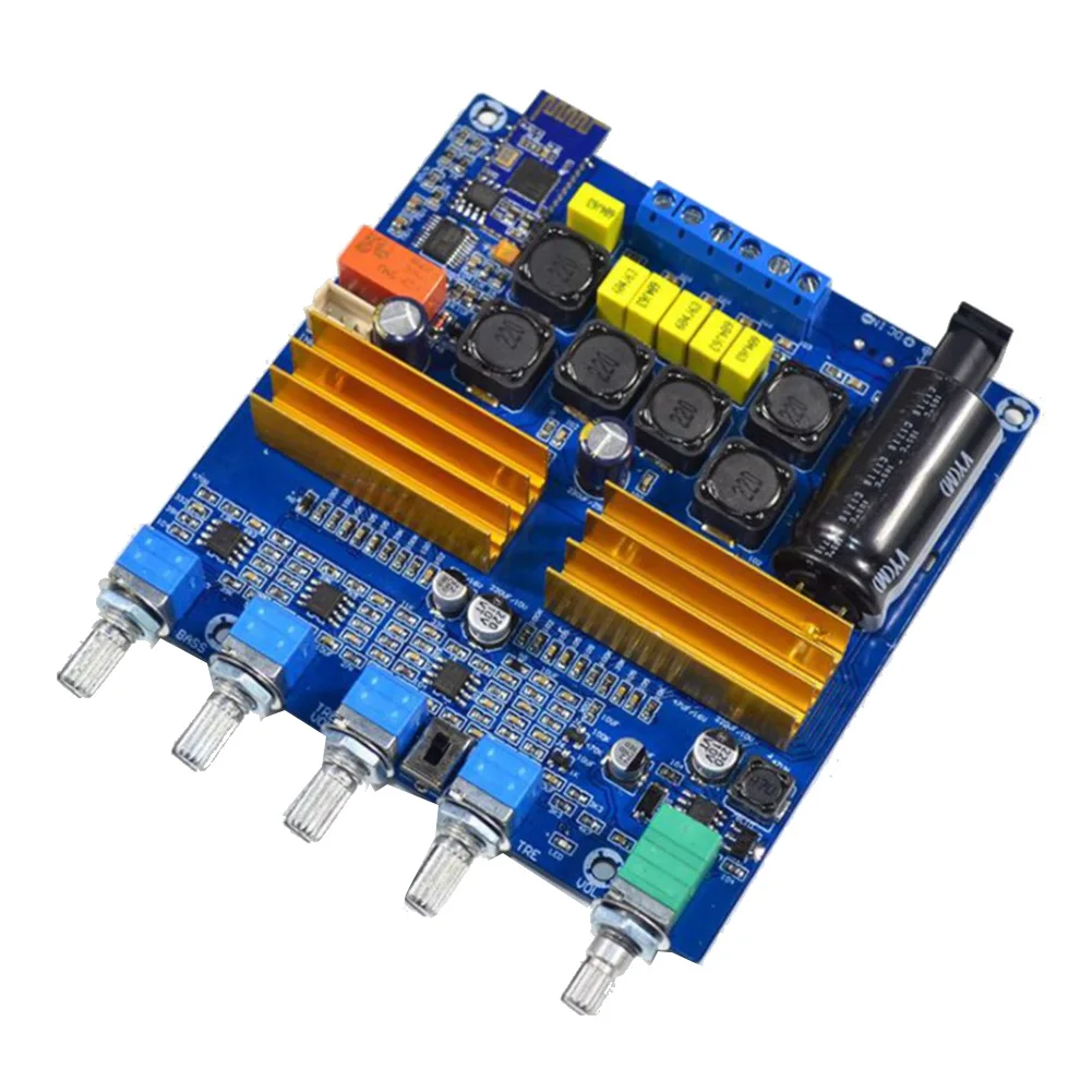 TPA3116D2 Bluetooth 5,0 2,1 канал Мощность аудио стерео сабвуфер усилитель платы 50 Вт x 2 + 100 вт высокий бас Note тюнинг усилитель
TPA3116D2 Bluetooth 5,0 2,1 канал Мощность аудио стерео сабвуфер усилитель платы 50 Вт x 2 + 100 вт высокий бас Note тюнинг усилитель
