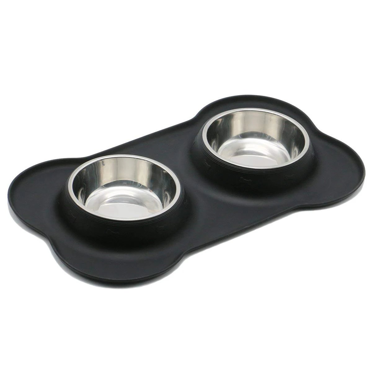 Antislip Double Dog Bowl With Silicone Mat Durable Stainless Steel No Spill Pet Feeding Bowl Drinking Water Food Feeder
Antislip Double Dog Bowl With Silicone Mat Durable Stainless Steel No Spill Pet Feeding Bowl Drinking Water Food Feeder
