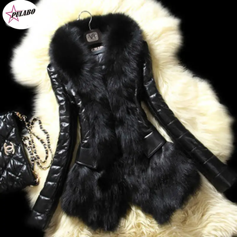 PULABO Women's Faux Leather Jacket Female Winter Coat Thickening Cotton Winter Jacket Womens Outwear Fur for Women Winter
PULABO Women's Faux Leather Jacket Female Winter Coat Thickening Cotton Winter Jacket Womens Outwear Fur for Women Winter