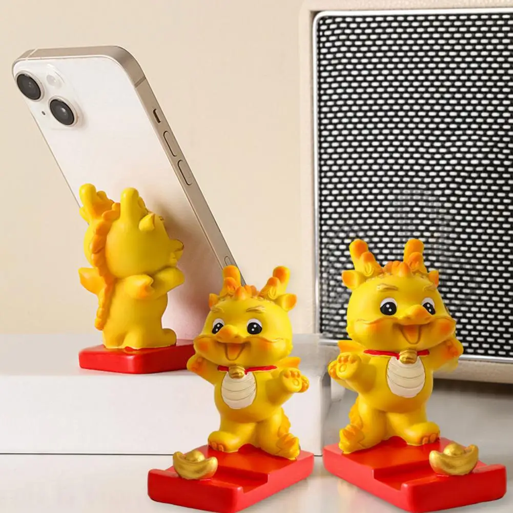 Spring Festival Dragon Decor Exquisite Resin Dragon Sculpture Unique Phone Holder for New Year Gift Home Decoration Spring
Spring Festival Dragon Decor Exquisite Resin Dragon Sculpture Unique Phone Holder for New Year Gift Home Decoration Spring