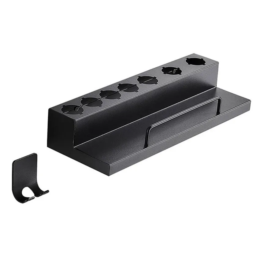 Stainless Steel Wall Mount Bracket for Curling Iron Styler Storage Rack Hole Punch Mount Home Bathroom Organizer
Stainless Steel Wall Mount Bracket for Curling Iron Styler Storage Rack Hole Punch Mount Home Bathroom Organizer