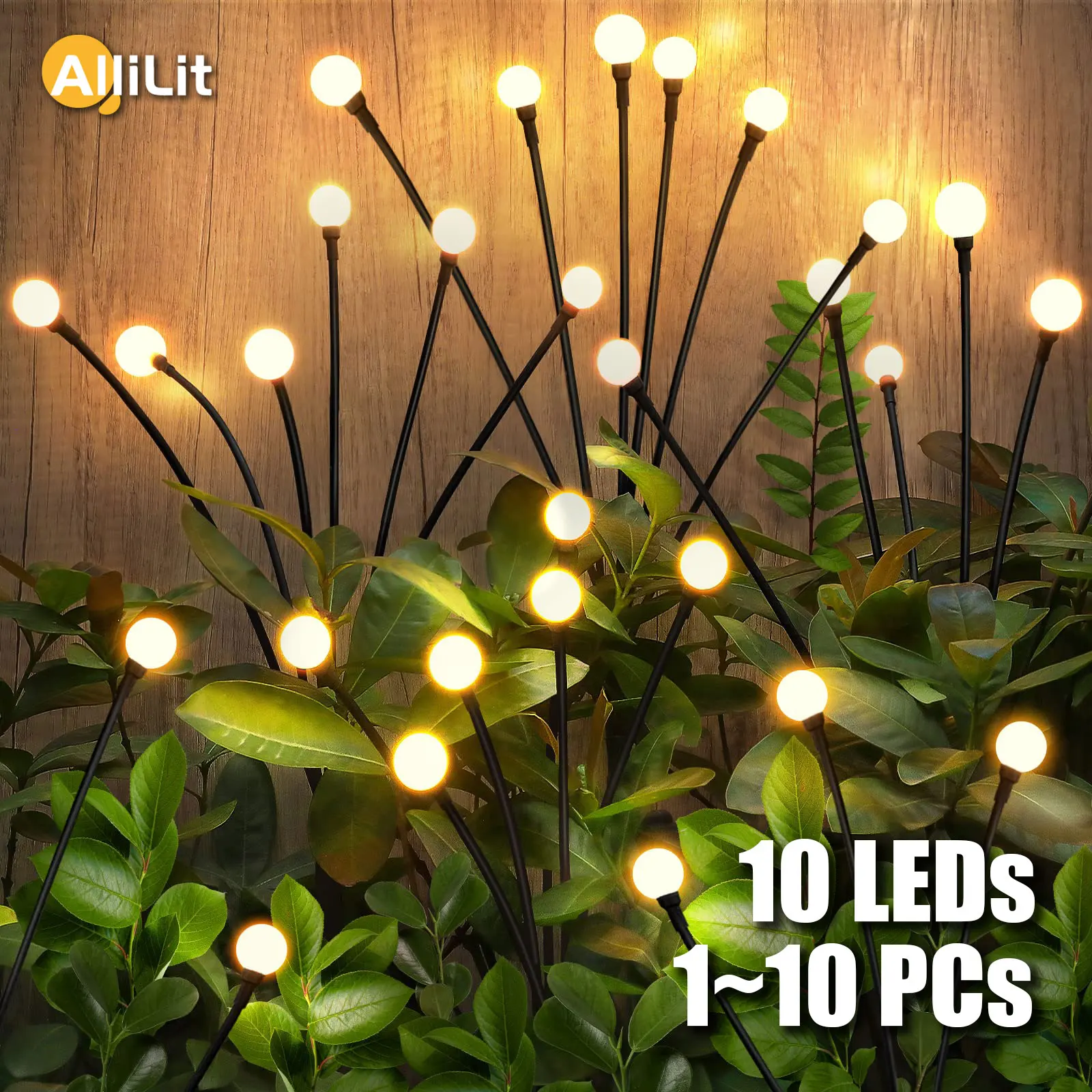 AlliLit 1~10PCs LED Solar Lights Outdoor Firefly Lamp Garden Decoration Waterproof Garden Home Lawn Fireworks New Year Christmas
AlliLit 1~10PCs LED Solar Lights Outdoor Firefly Lamp Garden Decoration Waterproof Garden Home Lawn Fireworks New Year Christmas