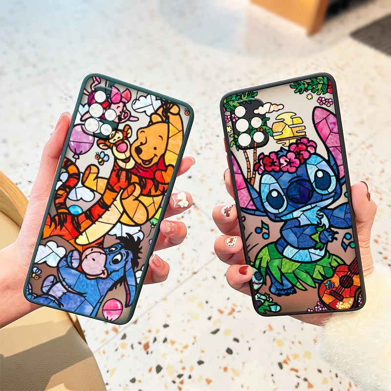 Disney Stitch Alien Winnie For Samsung A72 A71 A70 A50 A52 A51 A42 A32 A22 A21S A12 A33 A53 Frosted Translucent Phone Case
Disney Stitch Alien Winnie For Samsung A72 A71 A70 A50 A52 A51 A42 A32 A22 A21S A12 A33 A53 Frosted Translucent Phone Case