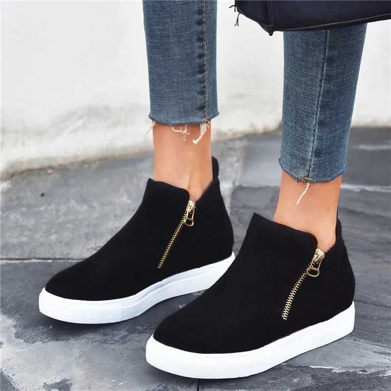 New Women's Casual Shoes Fashion Leopard Print Comfort Round Toe Ankle Boots All-match Side Zip Flat Loafers Zapatos Mujer 2022
New Women's Casual Shoes Fashion Leopard Print Comfort Round Toe Ankle Boots All-match Side Zip Flat Loafers Zapatos Mujer 2022