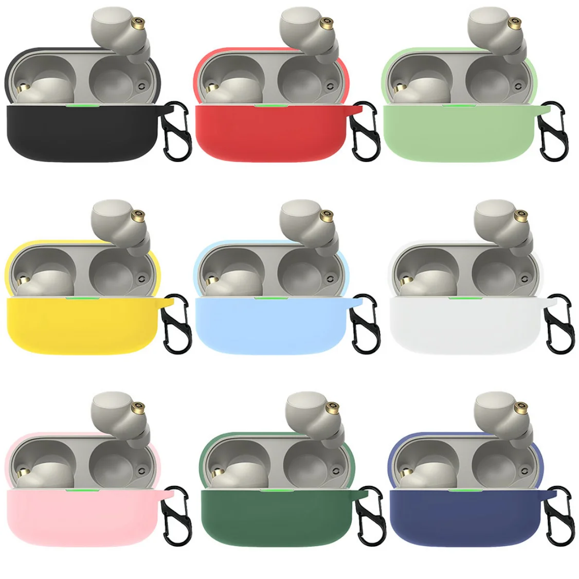 Liquid silicone candy color earphone protective cover For sony WF 1000xm4 case Plain color charging box case for sony wf 1000xm4
Liquid silicone candy color earphone protective cover For sony WF 1000xm4 case Plain color charging box case for sony wf 1000xm4