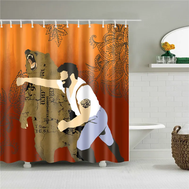 3D Print Bathroom Waterproof Polyester Bath Curtain Octopus Washable Bath Decor Curtains with Hooks Wolf Shark Shower Curtain
3D Print Bathroom Waterproof Polyester Bath Curtain Octopus Washable Bath Decor Curtains with Hooks Wolf Shark Shower Curtain