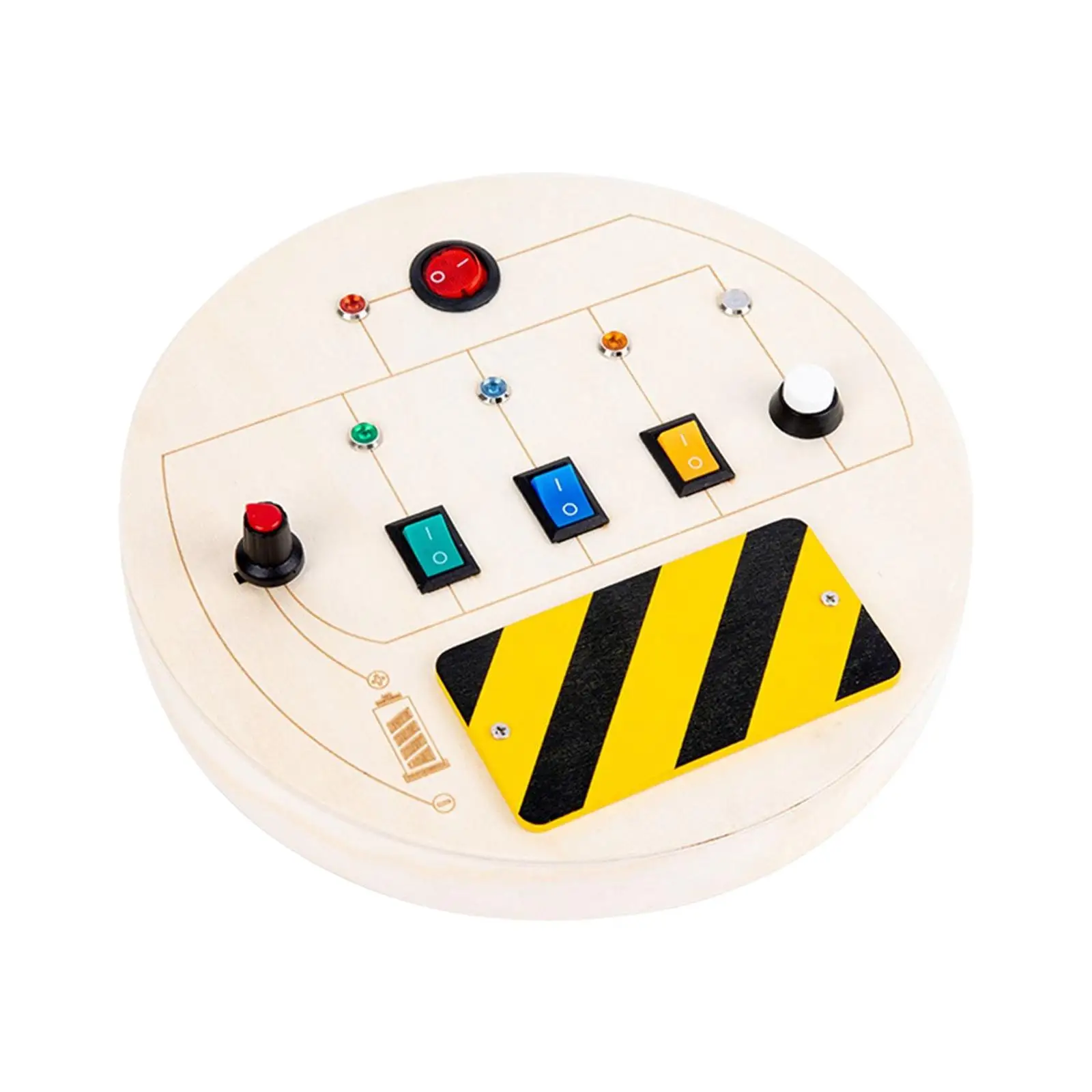 Button Busy Board Early Educational Learning Activity Wooden LED Switch Busy Board Busy Board Toy for Birthday Kids, Gift
Button Busy Board Early Educational Learning Activity Wooden LED Switch Busy Board Busy Board Toy for Birthday Kids, Gift