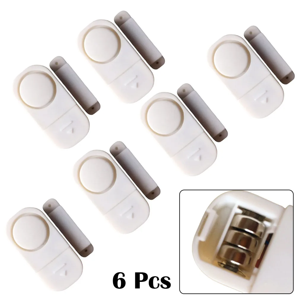 Mini Security Door Alarm 6pcs Door Burglar Intruder Alarms Wireless Sensor Magnetic System Bell 6 X 3 X 2 Cm Each
Mini Security Door Alarm 6pcs Door Burglar Intruder Alarms Wireless Sensor Magnetic System Bell 6 X 3 X 2 Cm Each