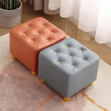 Small White Foot Stool Vanity Chair Camping Shoe Bedroom Square Foot Stool Outdoor Garden Poggiapiedi Living Room Furnitures