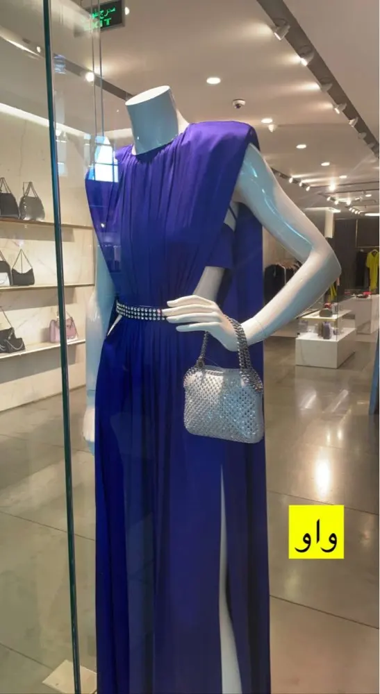 

OIMG элегантные фиолетовые искусственные вечерние платья с круглым вырезом с разрезом сбоку Дубайский арабский женский строгий платье с поясом со стразами платье для выпускного вечера