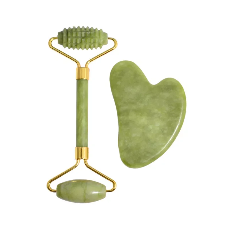 NEW2023 2pcs Jade Massagers For Face Body Gua Sha Scraper Beauty Facial Roller Set Natural Gouache Stone Massage Slimming Skin C
NEW2023 2pcs Jade Massagers For Face Body Gua Sha Scraper Beauty Facial Roller Set Natural Gouache Stone Massage Slimming Skin C