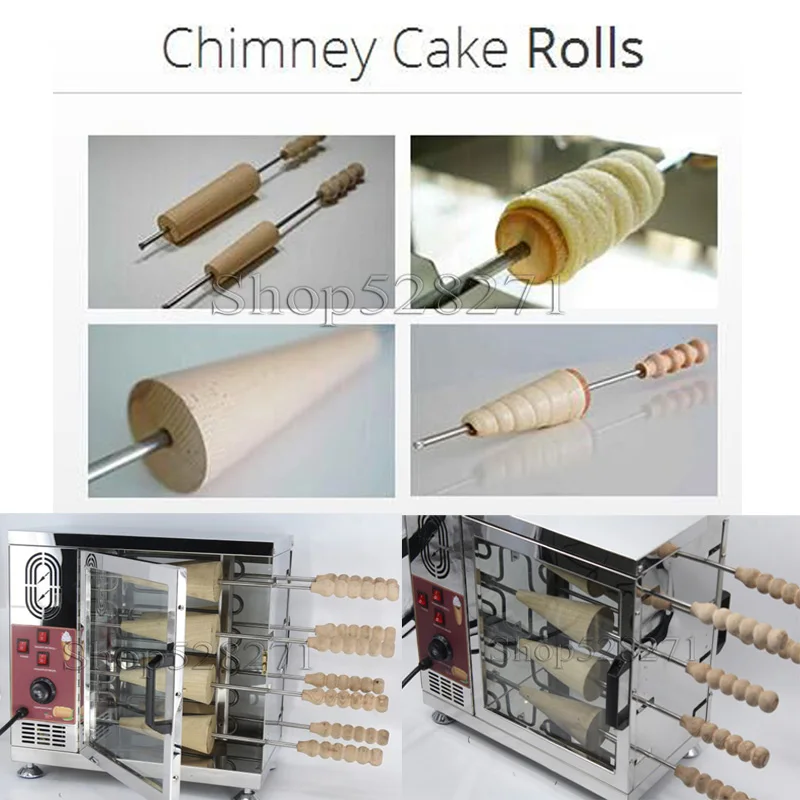 Professional Chimney Cone Maker with 8 Baking Rolls, Chimney Cake Maker, Chimney Bread Oven
Professional Chimney Cone Maker with 8 Baking Rolls, Chimney Cake Maker, Chimney Bread Oven