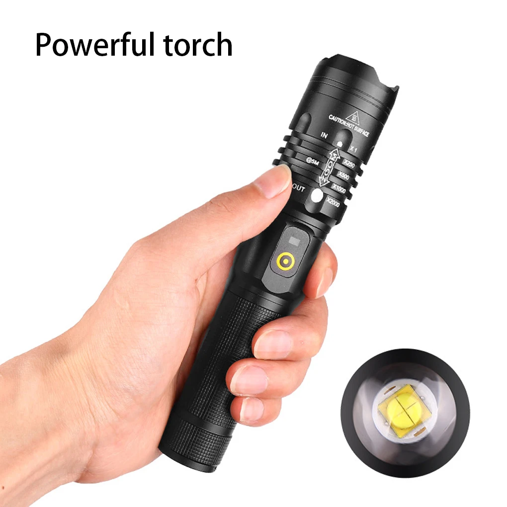 Flashlight Fast Charging Durable Skidproof Multi Modes Micro Lamp Power Display Outdoor Lighting Camping Type 2
Flashlight Fast Charging Durable Skidproof Multi Modes Micro Lamp Power Display Outdoor Lighting Camping Type 2
