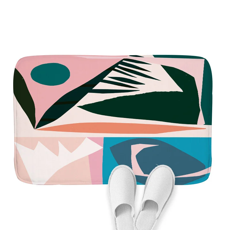 Flannel Indoor Hallway Mat Kitchen Carpet Washable Modern Rug Memory Foam Abstract Geometric Bath Mats Lounge Rug Room Carpets 2
Flannel Indoor Hallway Mat Kitchen Carpet Washable Modern Rug Memory Foam Abstract Geometric Bath Mats Lounge Rug Room Carpets 2