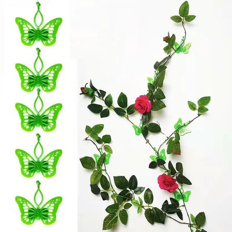 50pcs Plant Climbing Wall Clips Butterfly Shape Self-Adhesive Fixed Buckle Hook Plant Support Clips Plant Upright Growing Tool
50pcs Plant Climbing Wall Clips Butterfly Shape Self-Adhesive Fixed Buckle Hook Plant Support Clips Plant Upright Growing Tool