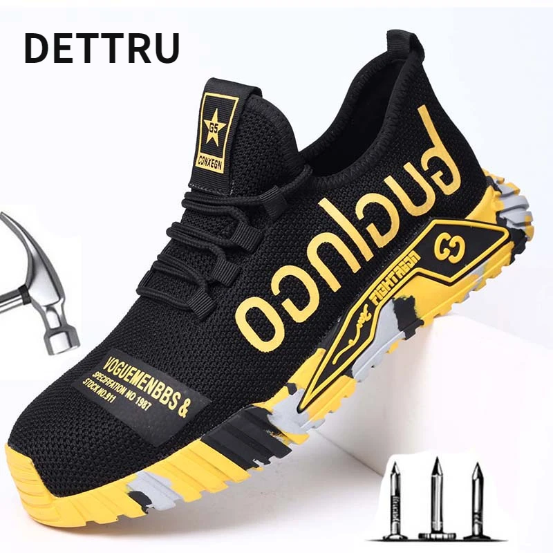 New Breathable Lightweight Work Shoes Comfortable Soft Safety Shoes European Standard Safety Shoes Sport Safety Steel-Toed Shoes 
New Breathable Lightweight Work Shoes Comfortable Soft Safety Shoes European Standard Safety Shoes Sport Safety Steel-Toed Shoes