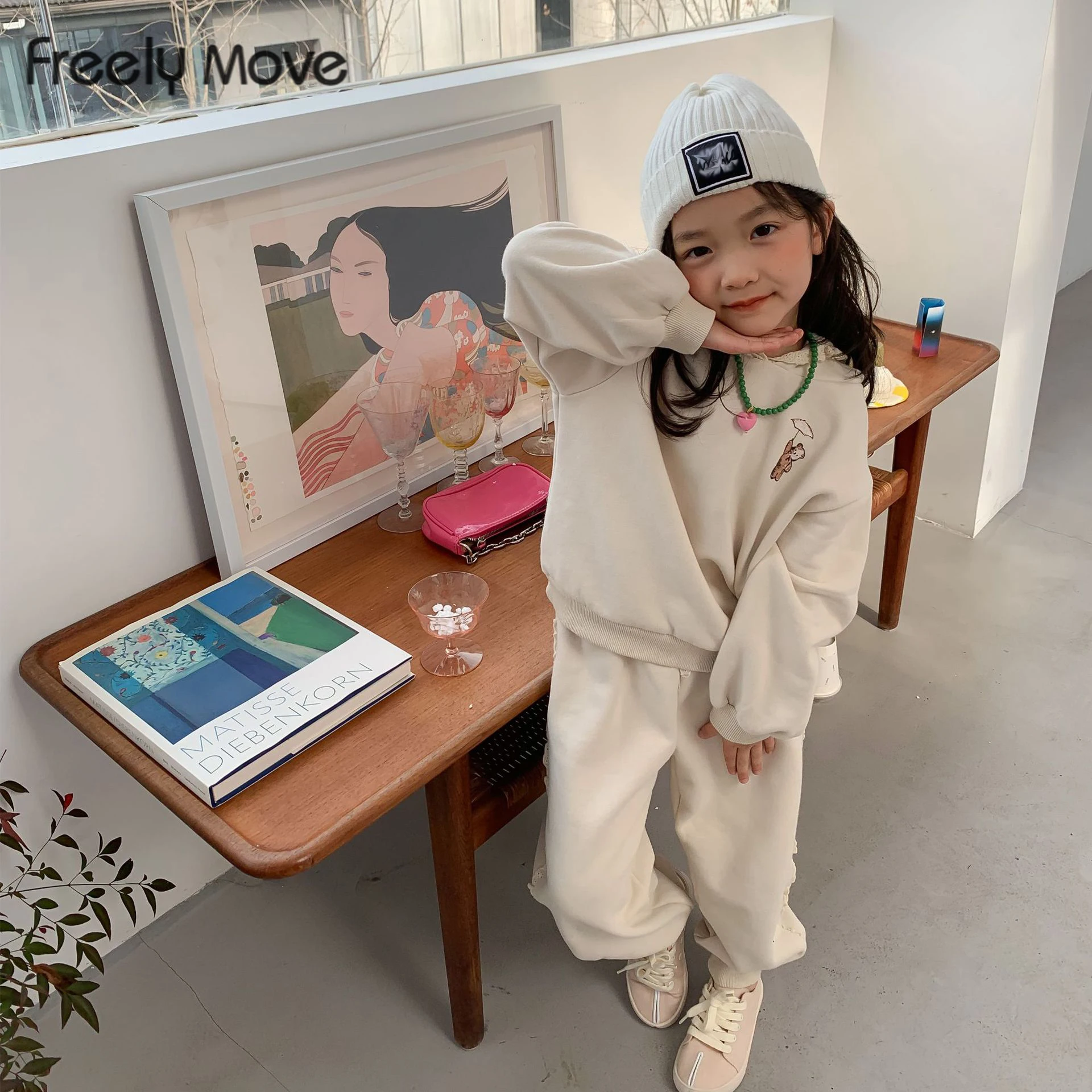 Freely Move Boy Girl Sweatshirts Spring Casual Children's Hooded Long Sleeves Sweatshirt + Pant Sets Unisex Sweatshirts Outfits
Freely Move Boy Girl Sweatshirts Spring Casual Children's Hooded Long Sleeves Sweatshirt + Pant Sets Unisex Sweatshirts Outfits