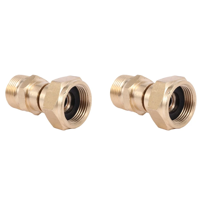 2X Pressure Washer Swivel Joint, Kink Free Gun To Hose Fitting, Anti Twist Metric M22 14Mm Connection, 3000 Psi
2X Pressure Washer Swivel Joint, Kink Free Gun To Hose Fitting, Anti Twist Metric M22 14Mm Connection, 3000 Psi