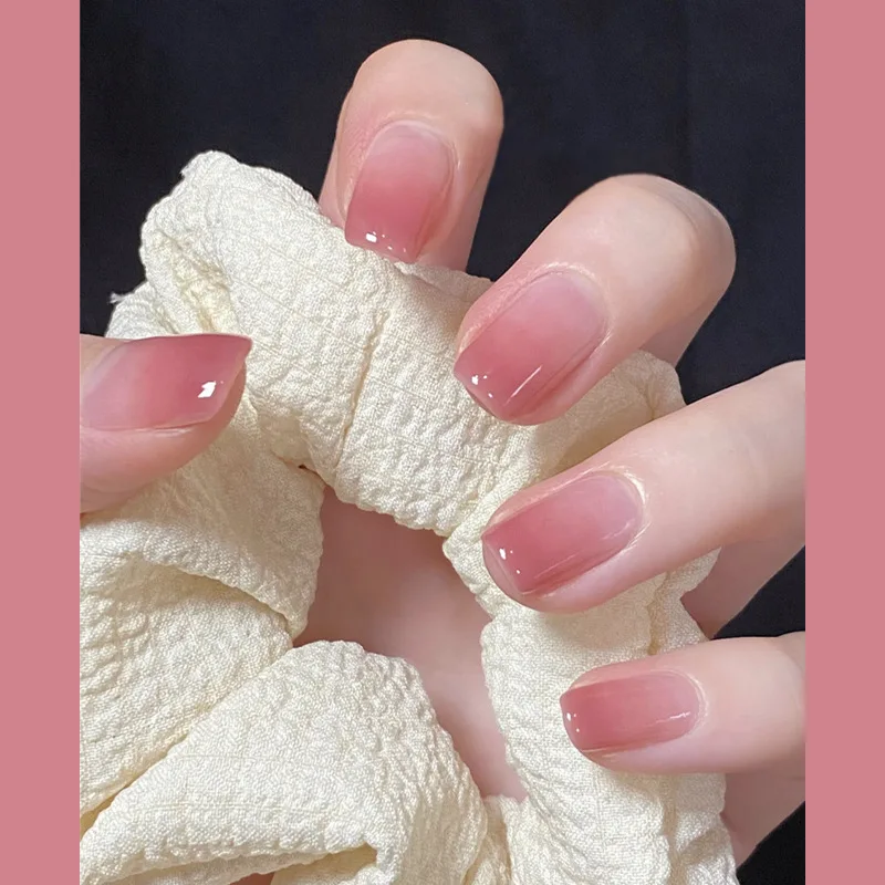 24 Pieces of Pink Square Gradual Change Ballet False Nails Simple Design Wearing False NailS Pressing Nails Full Set Of
24 Pieces of Pink Square Gradual Change Ballet False Nails Simple Design Wearing False NailS Pressing Nails Full Set Of