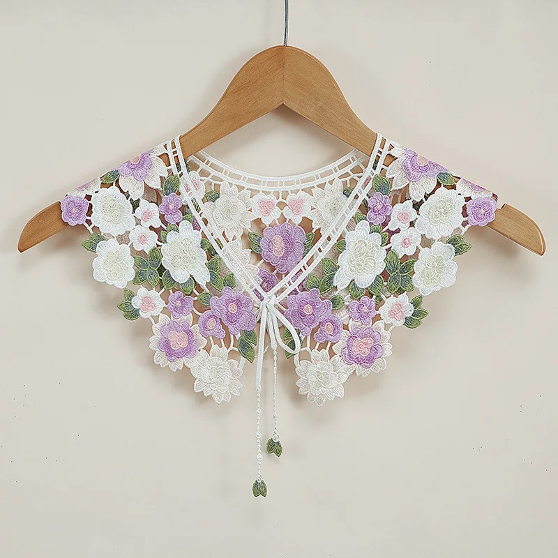 Sitonjwly Women Detachable Collars Girls Lapel Fake False Collar Decorative Floral Embroidery Necklace Choker Tops Neck Shawl
Sitonjwly Women Detachable Collars Girls Lapel Fake False Collar Decorative Floral Embroidery Necklace Choker Tops Neck Shawl