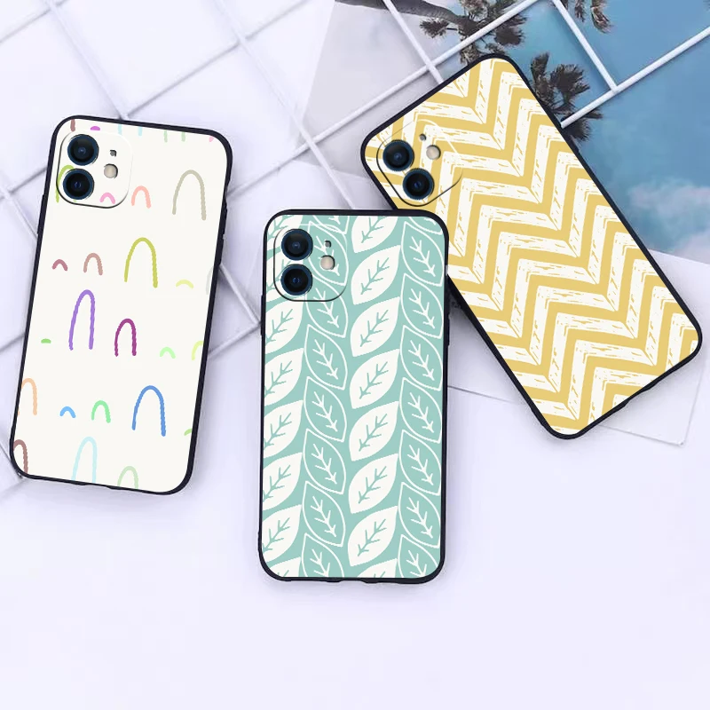 geometric cartoon pattern phone Case For IPhone 13 12 11 Pro Max Mini SE XR X XS Max 8Plus 7plus 6 soft6S New Shell phone Case
geometric cartoon pattern phone Case For IPhone 13 12 11 Pro Max Mini SE XR X XS Max 8Plus 7plus 6 soft6S New Shell phone Case