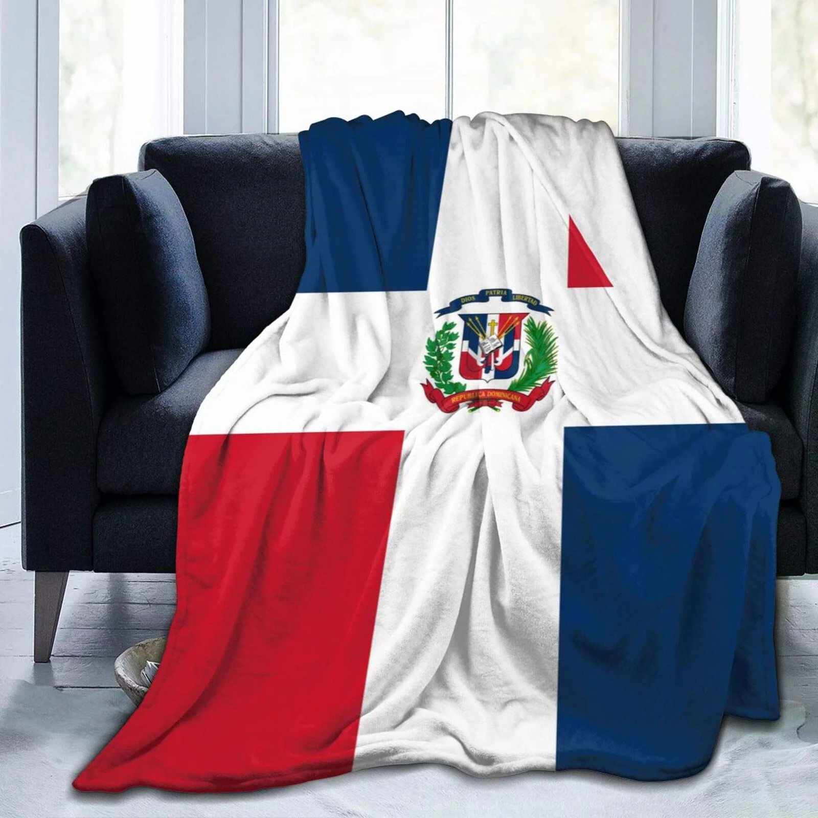 Flannel Eco Fleece Cover Soft Lint Free Dominican Republic Flag Fleece Blanket Warm Adult Travel Sofa Towel 60*80 Inch
Flannel Eco Fleece Cover Soft Lint Free Dominican Republic Flag Fleece Blanket Warm Adult Travel Sofa Towel 60*80 Inch