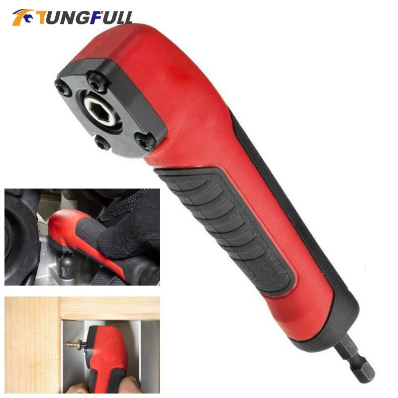 90 Degree Right Angle Drill Guide New Hex Drill Bit Socket Corner Screwdriver Bit Electric Drill Corner Device Tool Accessorie
90 Degree Right Angle Drill Guide New Hex Drill Bit Socket Corner Screwdriver Bit Electric Drill Corner Device Tool Accessorie