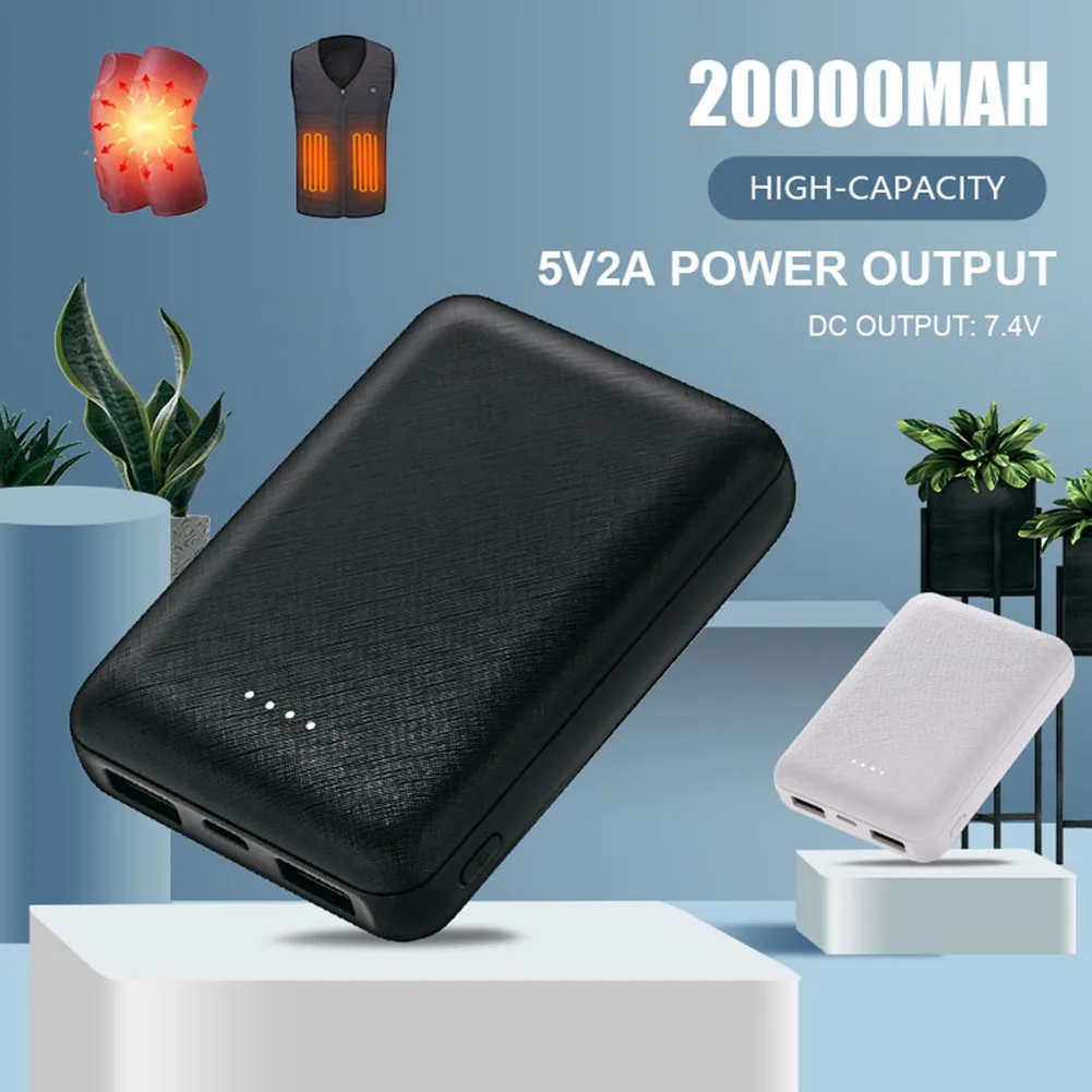 Portable 20000mAh Power Bank Heating Vest Charger Fast Charging External Battery Pack for Heating Jacket Scarf Socks Gloves
Portable 20000mAh Power Bank Heating Vest Charger Fast Charging External Battery Pack for Heating Jacket Scarf Socks Gloves