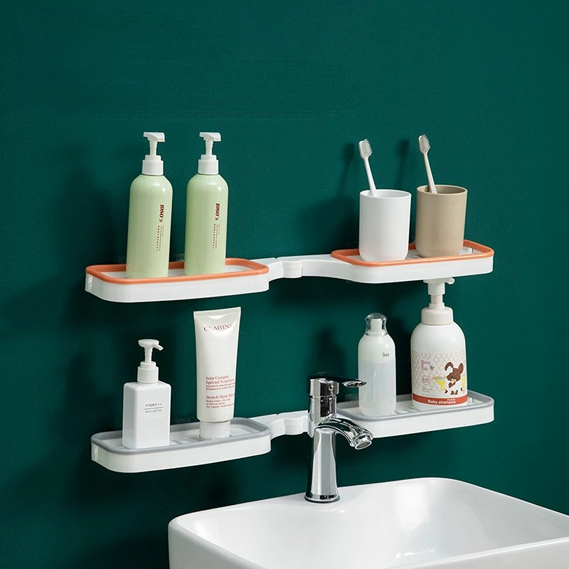 Punch-free Bathroom Revolving Rack Wall-mounted Toilet Washstand Kitchen Wall Storage Rack
Punch-free Bathroom Revolving Rack Wall-mounted Toilet Washstand Kitchen Wall Storage Rack