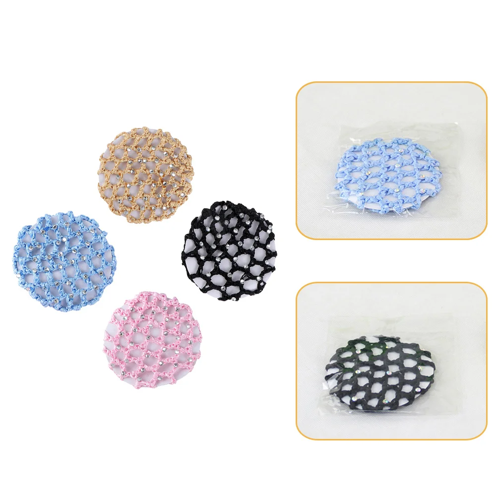 4Pcs Lightweight Hair Nets Comfortable Dance Hairnets Elastic Dancers Snoods 
4Pcs Lightweight Hair Nets Comfortable Dance Hairnets Elastic Dancers Snoods