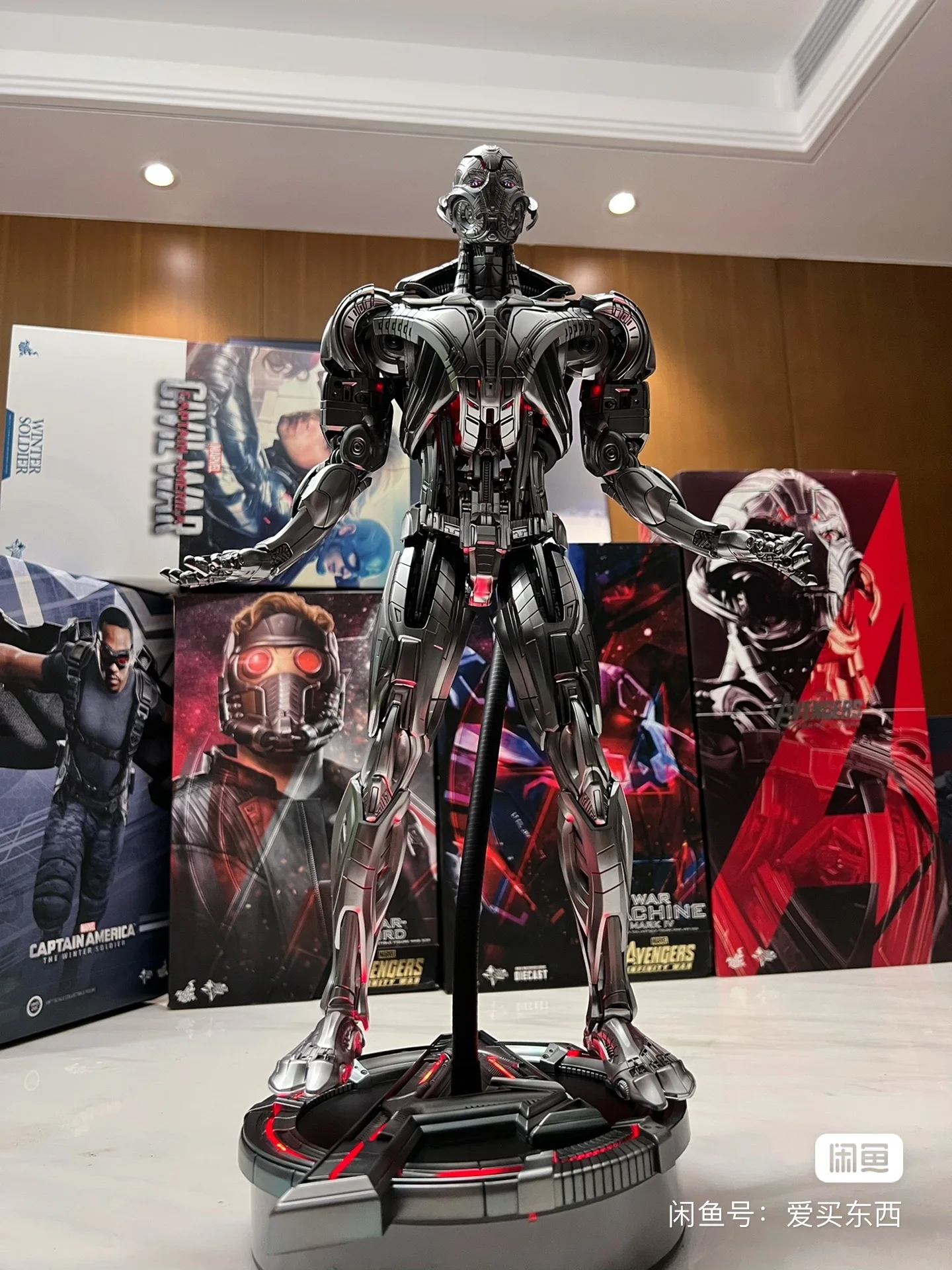 Marvel Ht оригинальные Мстители 2 Mms284 1/6 Ultron подвижные фигурки модель аниме