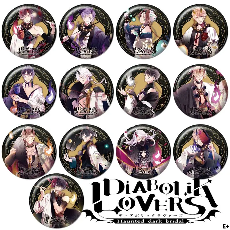 Anime DIABOLIK LOVERS Sakamaki shu Sakamaki Reiji Sakamaki Aya Figure 58mm Badge Round Brooch Pin 2617 Gifts Kids Collection Toy
Anime DIABOLIK LOVERS Sakamaki shu Sakamaki Reiji Sakamaki Aya Figure 58mm Badge Round Brooch Pin 2617 Gifts Kids Collection Toy