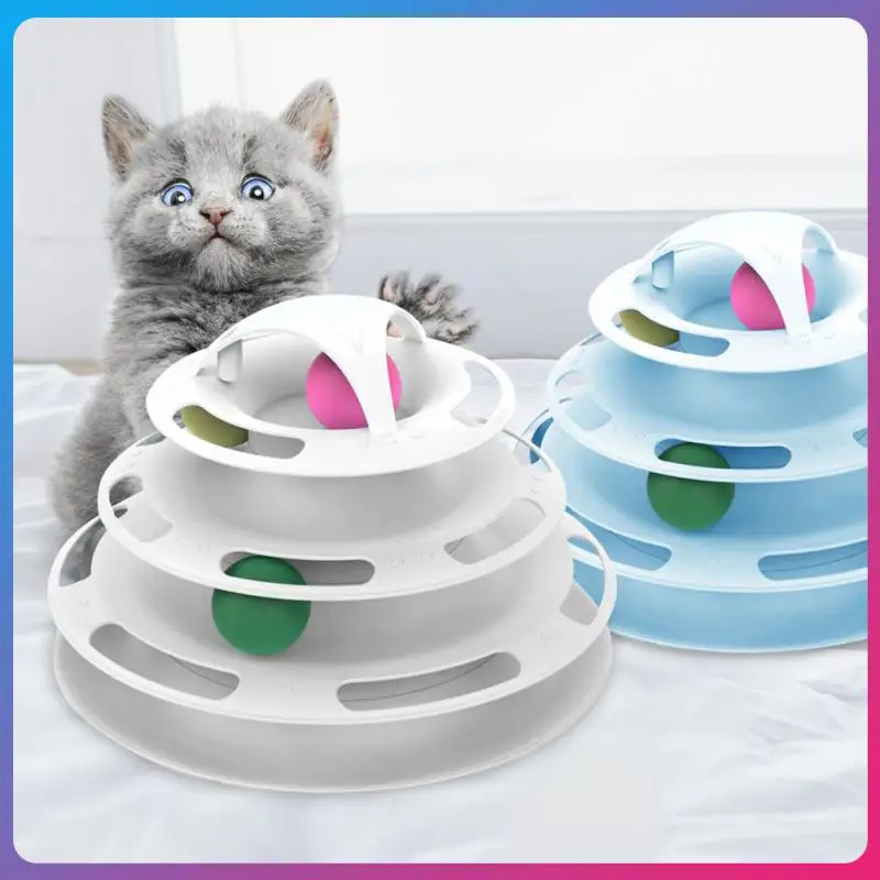 Creative Cat Toy Colorful Design Practical Pet Products PP Capped Four Layer Trackball Cat Turntable Teaser Safe Cat Supplies
Creative Cat Toy Colorful Design Practical Pet Products PP Capped Four Layer Trackball Cat Turntable Teaser Safe Cat Supplies