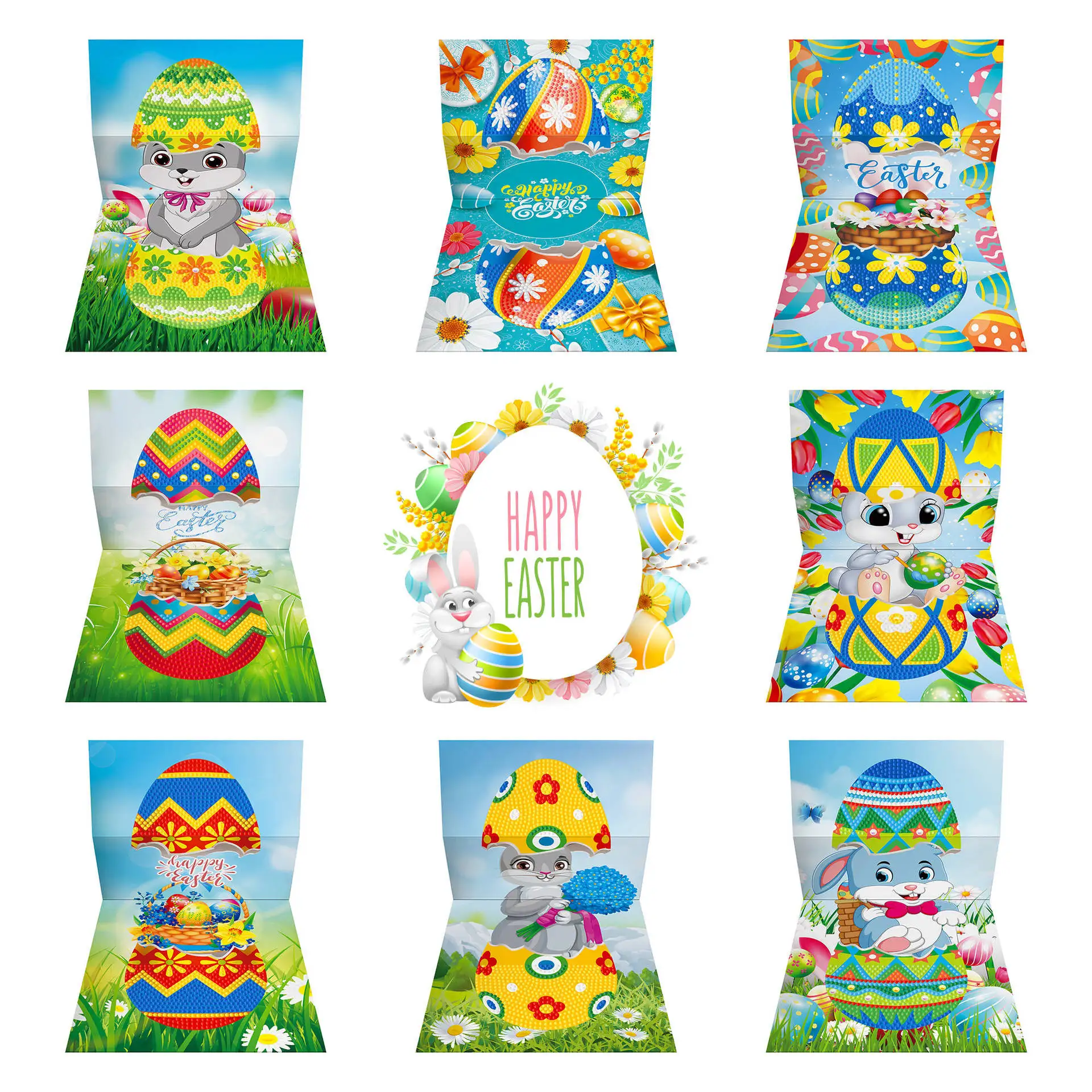 5D DIY Diamond Painting Easter Greeting Cards RabbIt Postcards Mosaic Cross Stitch Greet Card Handcraft Easter Festival Gift
5D DIY Diamond Painting Easter Greeting Cards RabbIt Postcards Mosaic Cross Stitch Greet Card Handcraft Easter Festival Gift