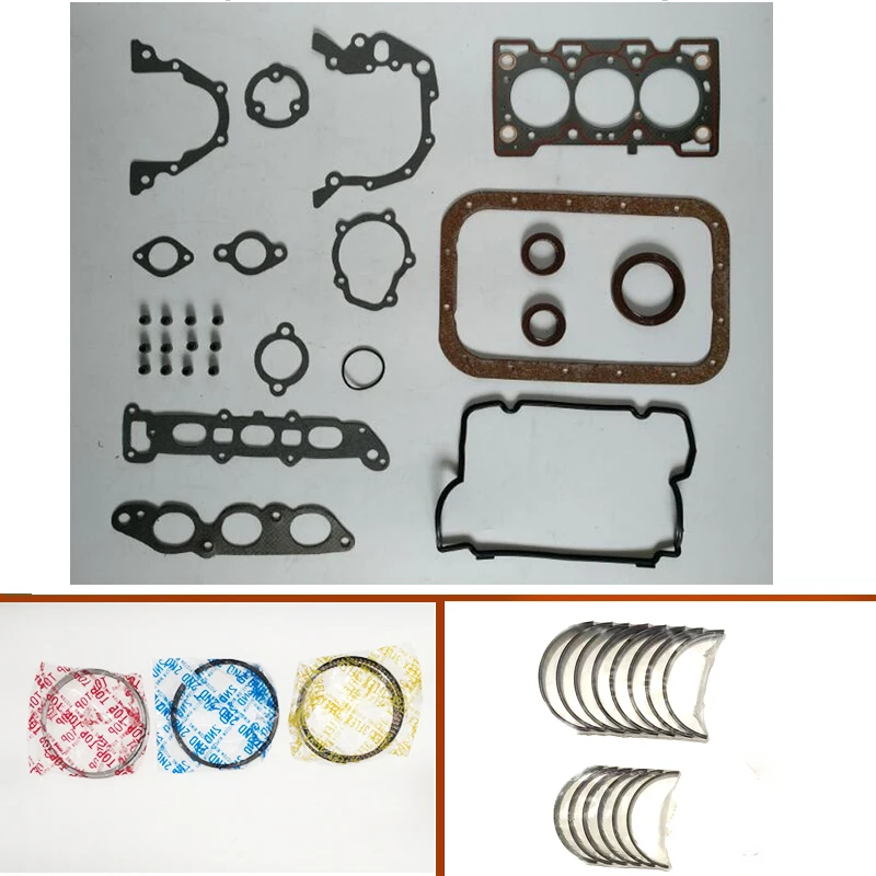 F6A Full gasket set kit crankshaft connecting rod bearing piston ring for Suzuki Jimny JA12 Alto /HA12 / Alto Hustle
F6A Full gasket set kit crankshaft connecting rod bearing piston ring for Suzuki Jimny JA12 Alto /HA12 / Alto Hustle