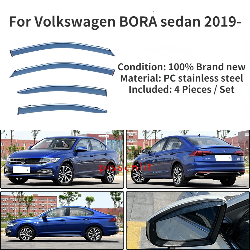 Window Visor For Volkswagen BORA Sedan Accessories Weathershields Wind Rain Guard Roof Sun Rain Shade Vent Visor Spoiler Wing
Window Visor For Volkswagen BORA Sedan Accessories Weathershields Wind Rain Guard Roof Sun Rain Shade Vent Visor Spoiler Wing