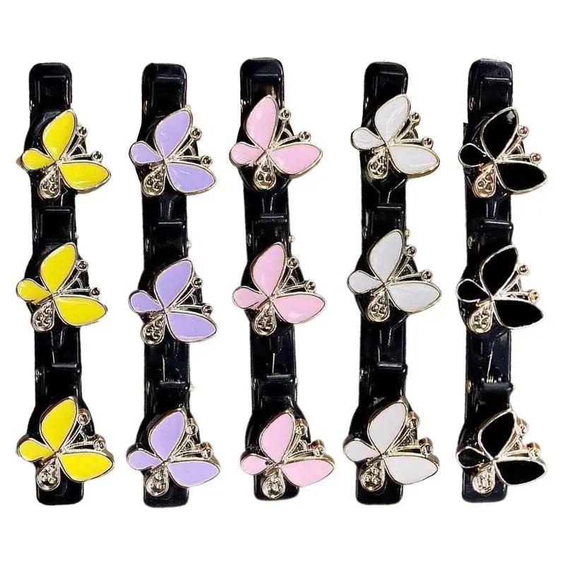 Зажим для волос в виде бабочек, двойной слой
Зажим для волос в виде бабочек, двойной слой