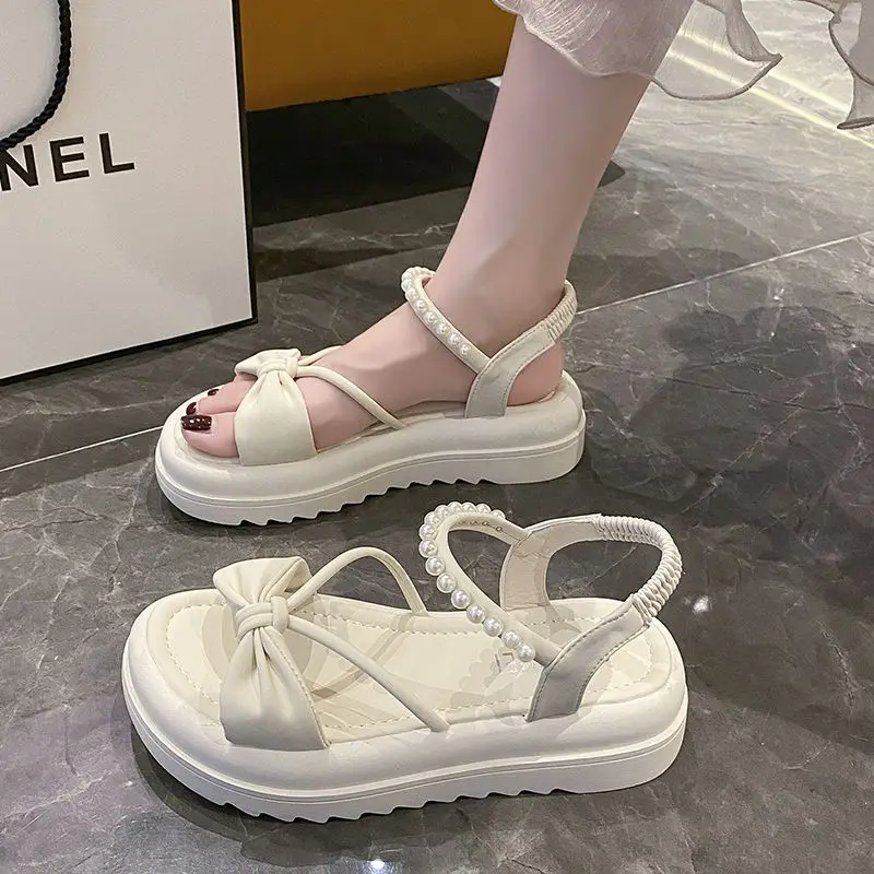 Footwear Roman Style Summer 2023 Bow Open Toe Sandals for Woman Platform Women's Shoes with Medium Heels Trend Asian Size F H Or
Footwear Roman Style Summer 2023 Bow Open Toe Sandals for Woman Platform Women's Shoes with Medium Heels Trend Asian Size F H Or