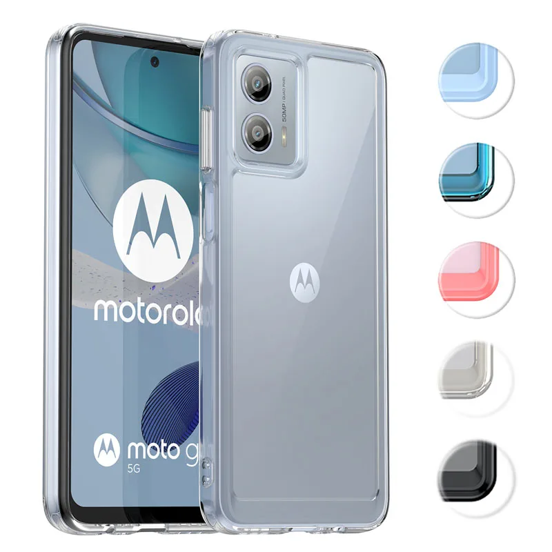 Shockproof Case For Motorola Moto G73 G53 5G G23 G13 4G Soft Frame + Acrylic Transparent Hard Back Cover For Moto G 13 Cases
Shockproof Case For Motorola Moto G73 G53 5G G23 G13 4G Soft Frame + Acrylic Transparent Hard Back Cover For Moto G 13 Cases