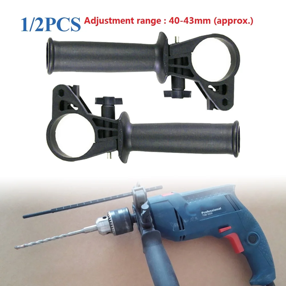 Electric Side Hammer Drill Handle Removable Universal Plastic+Metal 40-43mm Handle For Electric Drills Replacement Accessories
Electric Side Hammer Drill Handle Removable Universal Plastic+Metal 40-43mm Handle For Electric Drills Replacement Accessories