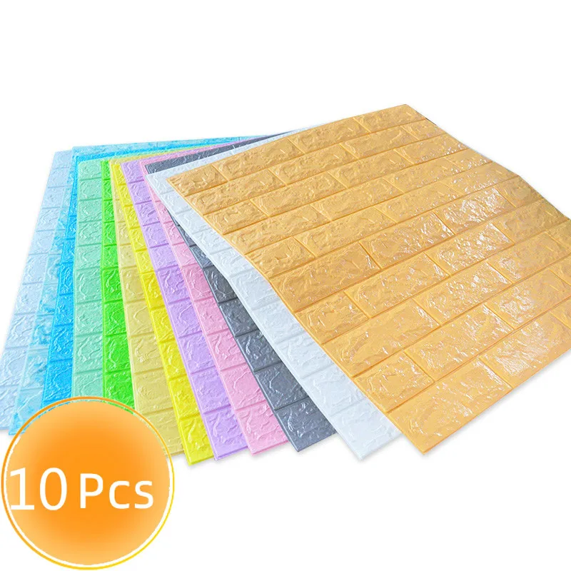 3D Wall Stickers Imitation Brick Bedroom 6mm Waterproof Self-adhesive Wallpaper For Living Room Kitchen TV Backdrop Decor70*77
3D Wall Stickers Imitation Brick Bedroom 6mm Waterproof Self-adhesive Wallpaper For Living Room Kitchen TV Backdrop Decor70*77