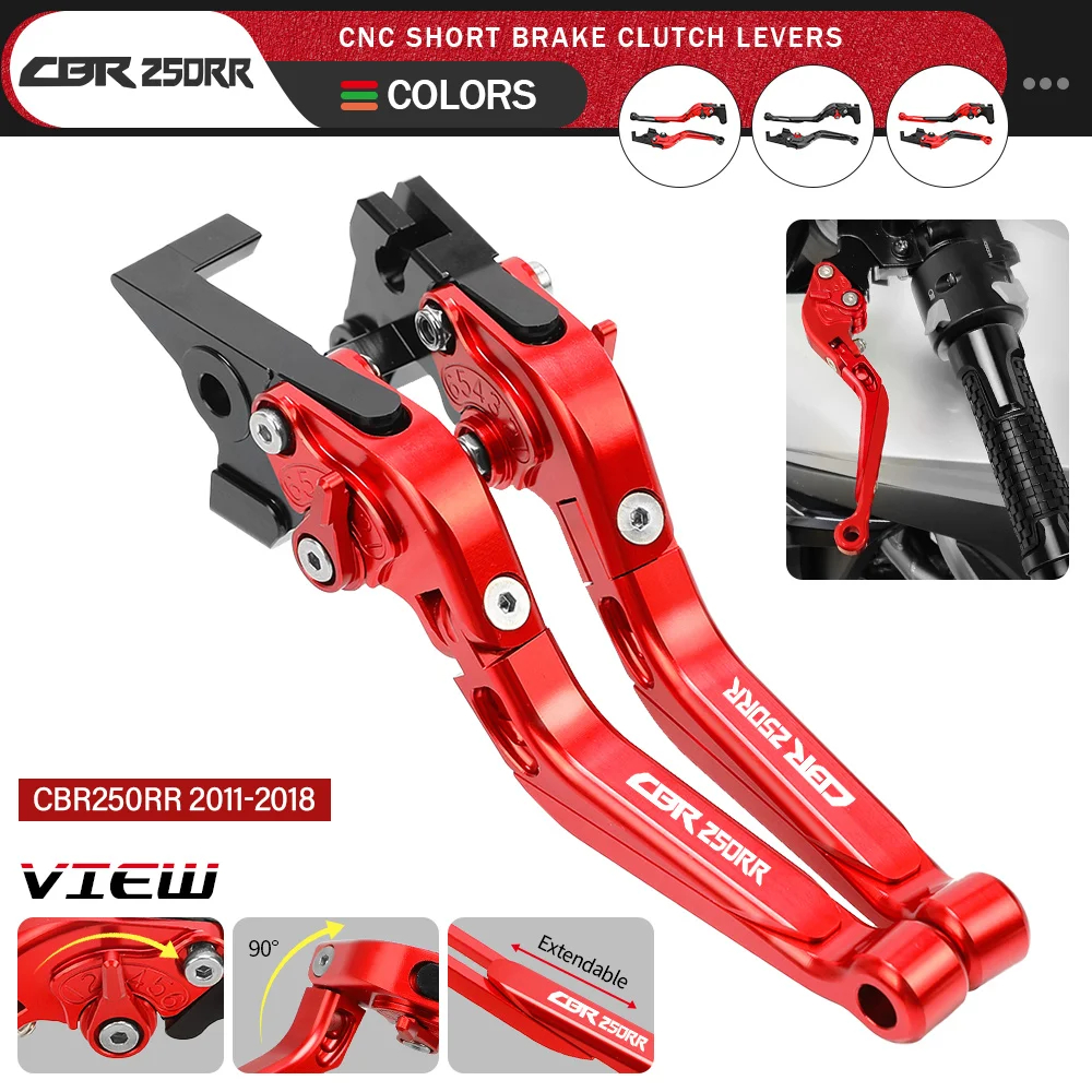 For HONDA CBR250RR 2011 2012 2013 2014 2015-2018 Motorcycle Accessories Handlebar Handle Levers Adjustable Brake Clutch Lever
For HONDA CBR250RR 2011 2012 2013 2014 2015-2018 Motorcycle Accessories Handlebar Handle Levers Adjustable Brake Clutch Lever