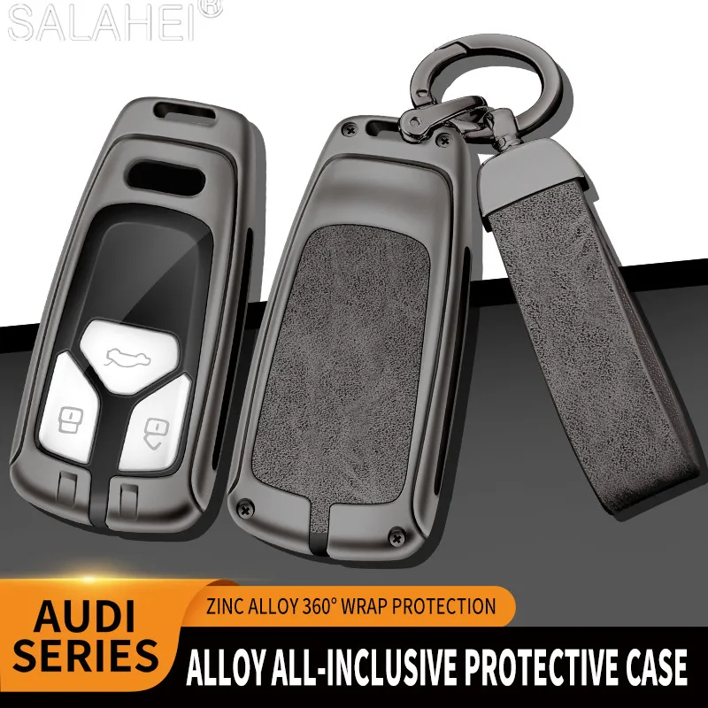 Alloy Leather Car Key Case Cover Shell For Audi A4 B9 A5 A6 8S 8W Q5 Q7 4M S4 S5 S7 TT TTS TFSI RS Protector Keyless Accessories
Alloy Leather Car Key Case Cover Shell For Audi A4 B9 A5 A6 8S 8W Q5 Q7 4M S4 S5 S7 TT TTS TFSI RS Protector Keyless Accessories