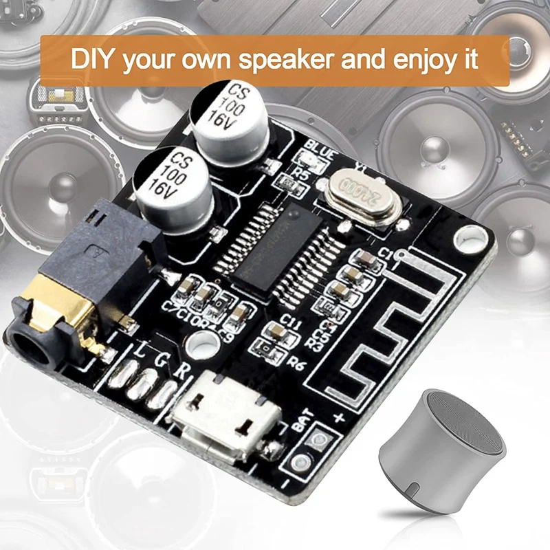 1 Piece BT5.0 Audio Receiver MP3 Bluetooth Decoder Lossless Car Speaker Audio Amplifier Board
1 Piece BT5.0 Audio Receiver MP3 Bluetooth Decoder Lossless Car Speaker Audio Amplifier Board