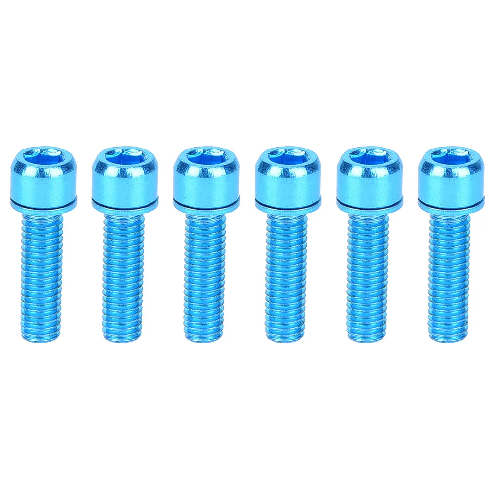 6Pcs M5x25mm Titanium Alloy Bike Bottle Bracket Storage Rack Bolt Bicycle Accessory6pcs
6Pcs M5x25mm Titanium Alloy Bike Bottle Bracket Storage Rack Bolt Bicycle Accessory6pcs