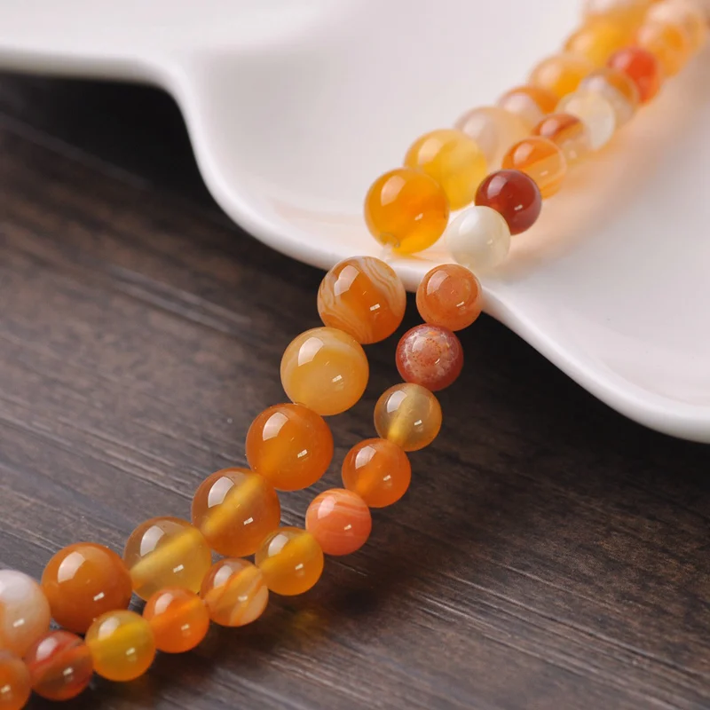 5~50pcs Round Natural Orange Strips Agate Stone Rock 4mm 6mm 8mm 10mm 12mm 14mm Loose Beads for Jewelry Making DIY Bracelet
5~50pcs Round Natural Orange Strips Agate Stone Rock 4mm 6mm 8mm 10mm 12mm 14mm Loose Beads for Jewelry Making DIY Bracelet