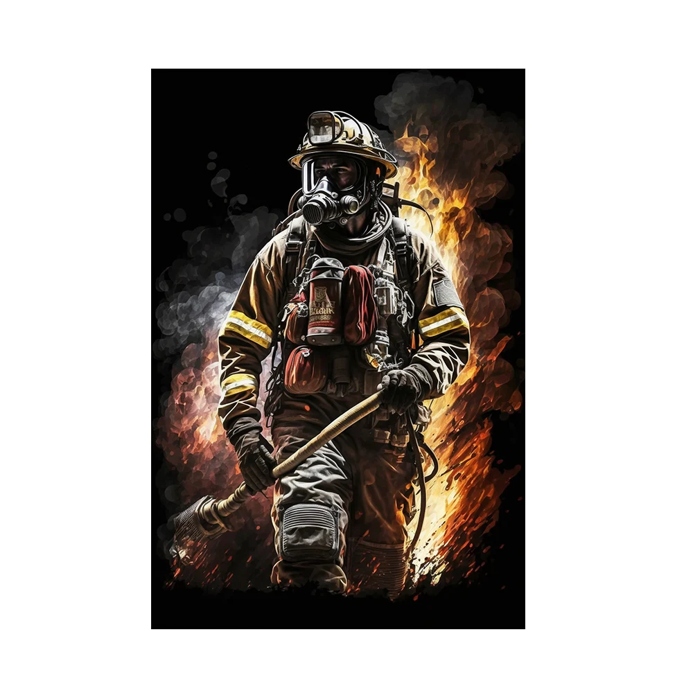 Настенная картина "Портрет пожарного" QIPINGART
Настенная картина "Портрет пожарного" QIPINGART