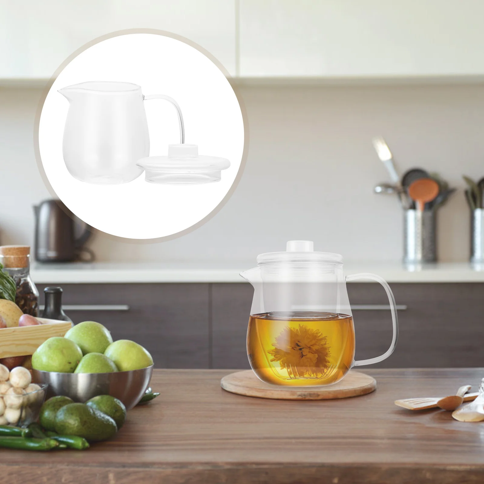 1pc Practical Durable Heat-resistant Multipurpose Convenient Tea Pot Tea Kettle for Home
1pc Practical Durable Heat-resistant Multipurpose Convenient Tea Pot Tea Kettle for Home