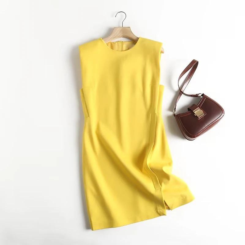 2022 Ранняя осень модные женские новые короткие платья без рукавов однотонное тонкое Элегантное повседневное простое платье женское шикарное
2022 Ранняя осень модные женские новые короткие платья без рукавов однотонное тонкое Элегантное повседневное простое платье женское шикарное