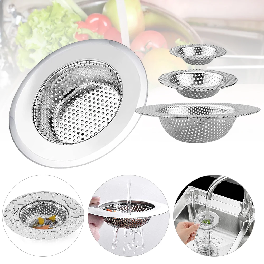 Stainless Steel Bathtub Hair Catcher Stopper Shower Drain Hole Filter Trap Kitchen Sink Mesh Strainer Floor Drain
Stainless Steel Bathtub Hair Catcher Stopper Shower Drain Hole Filter Trap Kitchen Sink Mesh Strainer Floor Drain